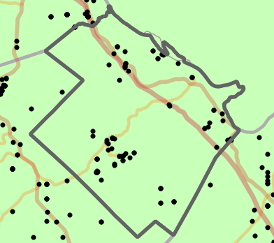 Level I Ecoregion locality map for Sainte Genevieve County, Missouri