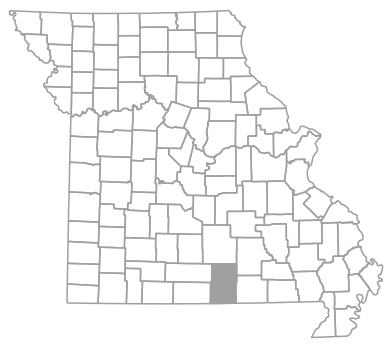 Locator map for Howell County, Missouri
