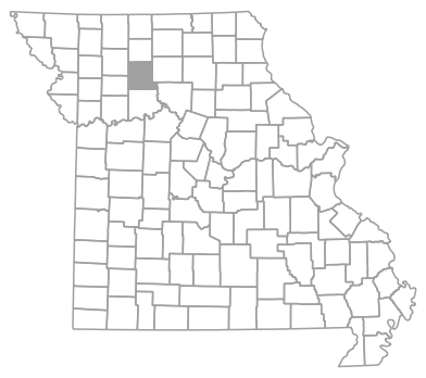 Locator map for Livingston County, Missouri