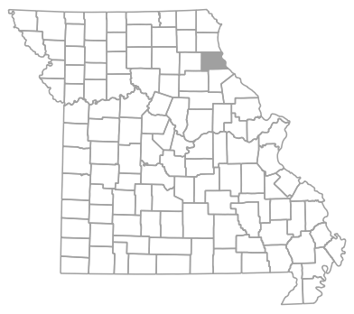 Locator map for Marion County, Missouri
