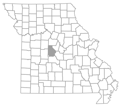 Locator map for Morgan County, Missouri