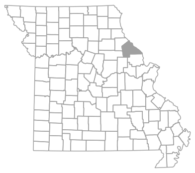 Locator map for Pike County, Missouri