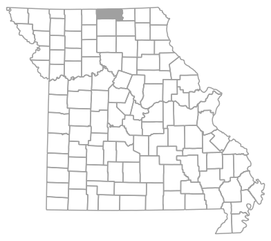 Locator map for Putnam County, Missouri