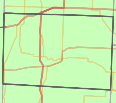 Level II Ecoregion locality map for Newton County, Missouri