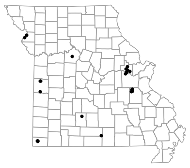 Map of records for Ewert, M A (1939 - 1979)