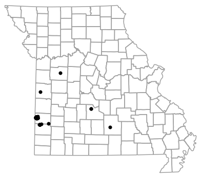 Map of records for Hoisington, Dana (1984 - 2025)