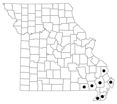 County map for Amphiuma tridactylum (Three-toed Amphiuma)