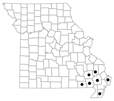 County map for Farancia abacura (Western Mudsnake)