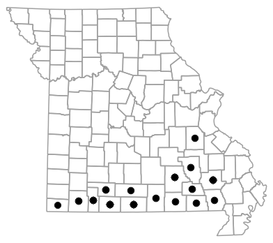 County map for Sistrurus miliarius (Western Pygmy Rattlesnake)