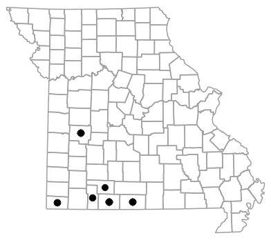 County map for Sonora episcopa (Great Plains Groundsnake)