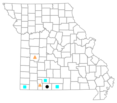 Historical county map for Sonora episcopa (Great Plains Groundsnake)