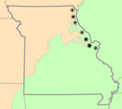 Level I Ecoregions map for Pantherophis vulpinus (Eastern Foxsnake)