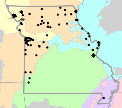 Level III Ecoregions map for Regina grahamii (Graham