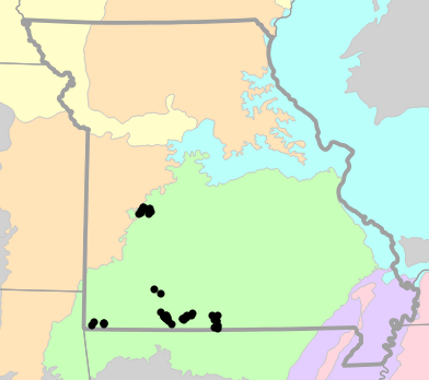 Level III Ecoregions map for Sonora episcopa (Great Plains Groundsnake)
