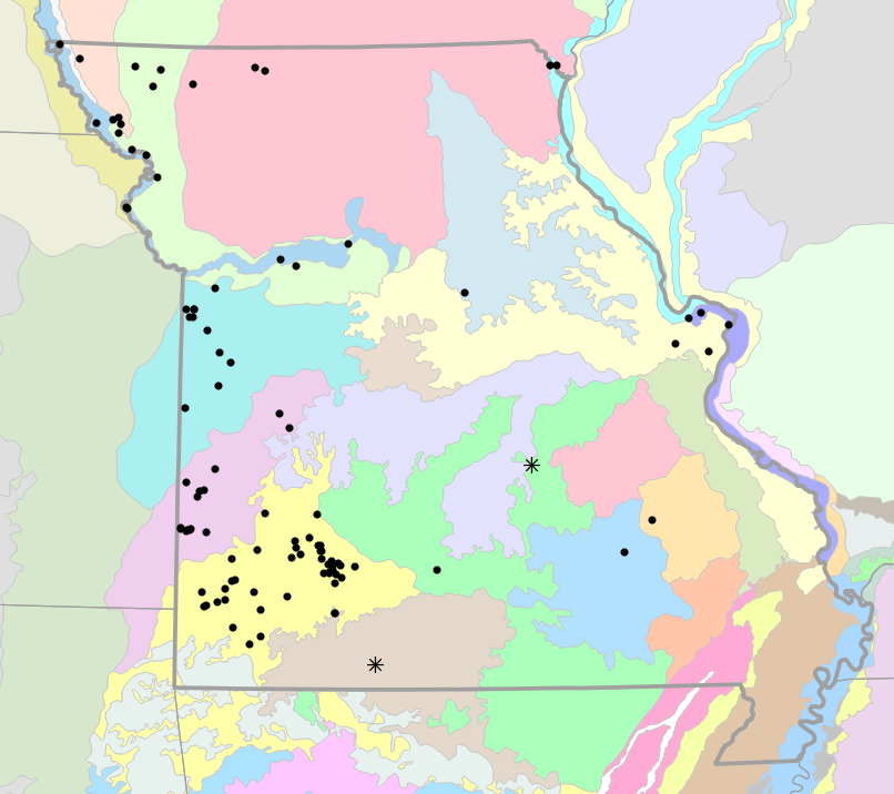 Level IV Ecoregions map for Pituophis catenifer (Bullsnake)