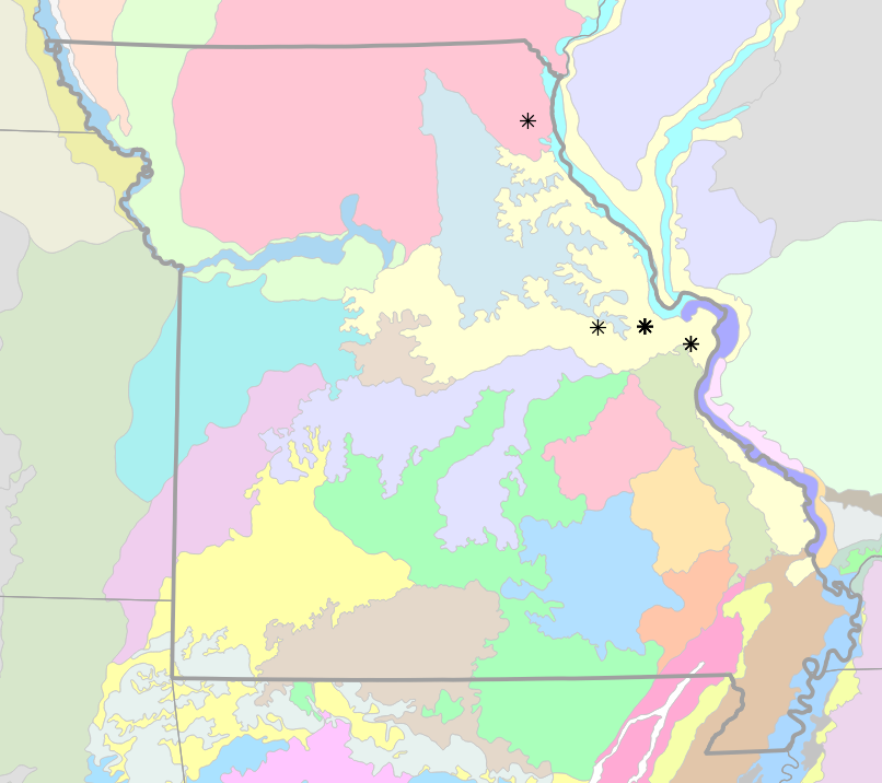 Level IV Ecoregions map for Sistrurus catenatus (Eastern Massasauga)