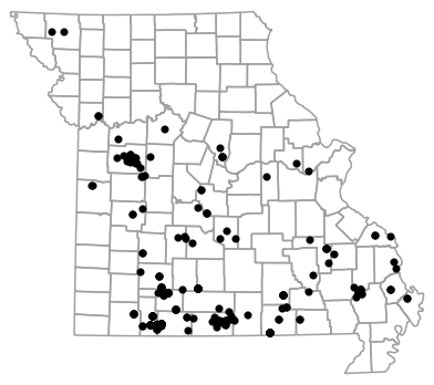 Map of records for 1973
