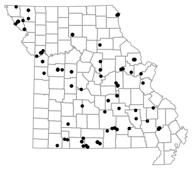 Map of records for 1980