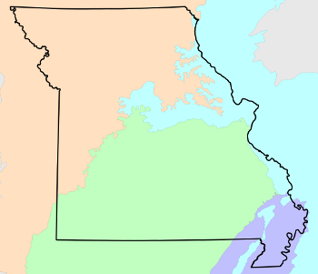 Missouri Level II Ecoregions